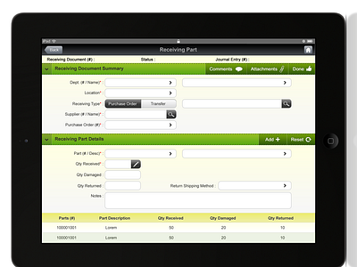 Procurement Module : STR TRANSPORTATION Houston, Texas