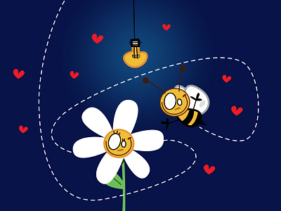 the flower and the bee