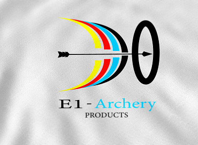 E1 Archery Products Logo art branding creative logo design graphic design illustration logo logo design modern logo