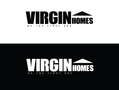 Virgin Homes brand identity branding creative logo design graphic design logo logo design modern logo