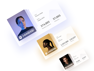 Spotify Artists Profile Display