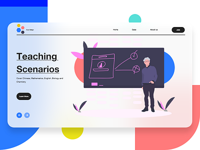 Teaching Scenarios! adobexd iran landingpage persian ui persian web ui uidesign uiux uiuxdesign ux webdesign