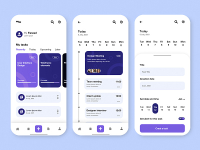 Task Manager! adobexd app design design illustration landingpage uidesign uiux uiuxdesign vector webdesign