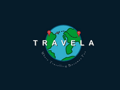 Travels logo art graphic design illustration logo tour travel