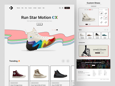 Converse | Website Design design ui ux
