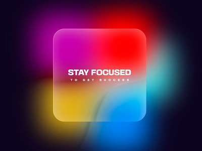 Focus In you 3d art branding design graphic design motion graphics ui