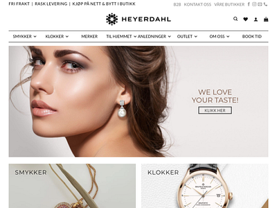Watch and jewellery website