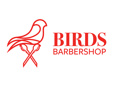 Birds Barbershop Logo & Stationery System