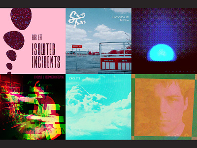 Selected Album Cover Designs: 2018-2021 album art album artwork glitch graphic design music