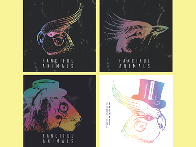 Fanciful Animals Album Covers album album art album artwork album cover animal animals band logo logo music vinyl