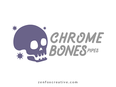 Chrome Bones Pipes logo 420 chrome gray logo pipe pipes purple silver skull skulls tobacciana