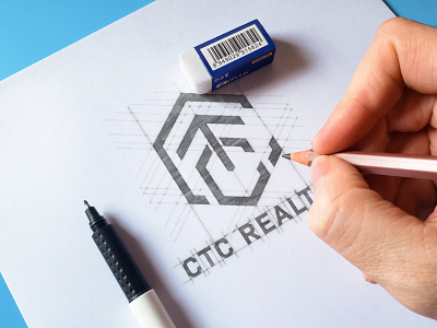 'CTC' Monogram Logo brand identity branding ctc ctc logo design graphic design illustration lettermark logo logo logo design minimalist logo modern logo monogram logo professional logo realtors logo wordmark logo