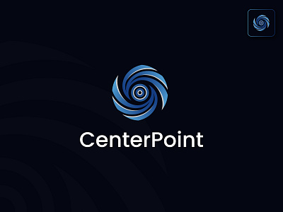 'CenterPoint' Logo design 3d abstract app icon brand identity branding center centerpoint customlogo design graphic design icon illustration lettermark logo logo design logomaker minimalist logo monogram point professional logo