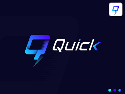 'Quick' - Q letter LOGO