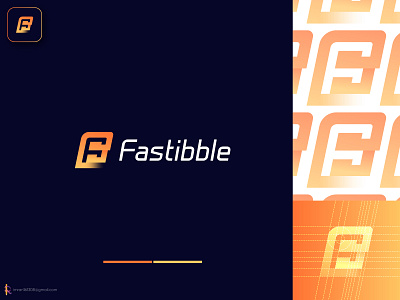 'F letter' modern Logo design