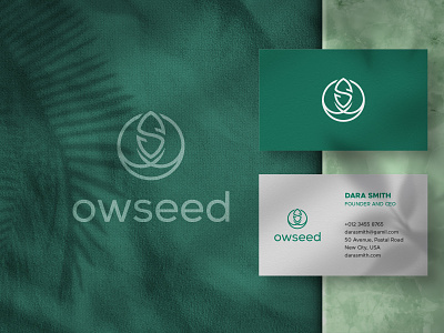 O W S letters - 'owseed' modern minimalist logo desgin brand identity branding brandmark logo logo design minimalist logo