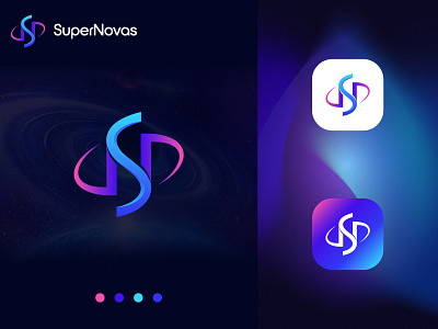 S + N letter Logo design | Space Logo | SuperNovas app icon logo brand identity branding earth logo futuristic logo galaxy logo graphic design logo logo design minimalist logo modern logo n logo s logo sn lettermark sn logo space space logo star logo tech logo website logo