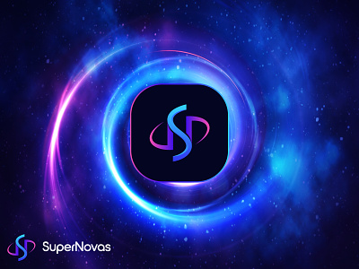 SuperNovas Logo design | Space Logo | Galaxy