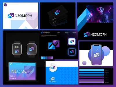 NEOMOPH Branding | Brand Identity | Logo design brand identity branding logo logo design