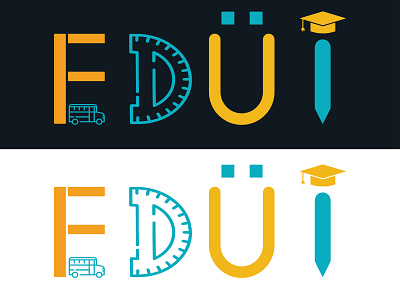 Edut Logo branding design illustration logo logo design logodesign logotype typography vector