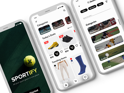 UI App design (Sportify)