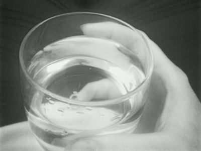 Is this water? black and white clear glass photography
