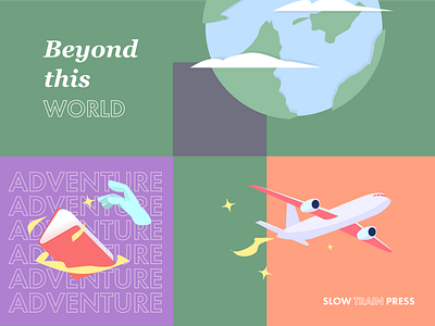 Beyond this world 2d art branding graphic design illustration inkscape vector