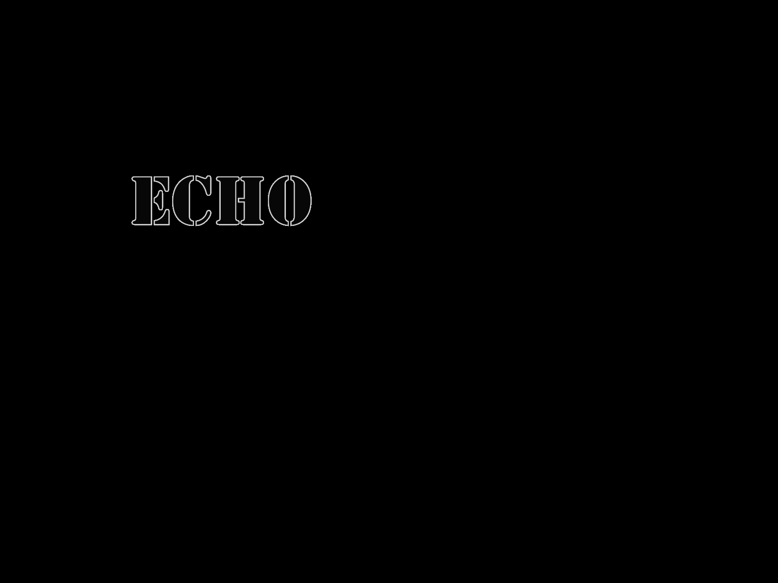 ECHO animation logoanimation