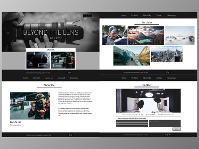 Beyond the Lens: Extended app branding design minimal web website