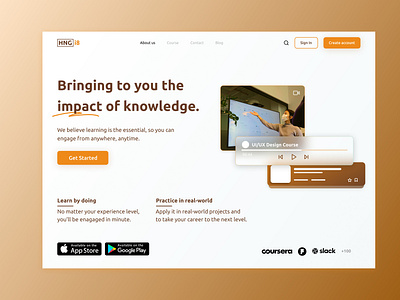 HNGi8 Hero Landing Page