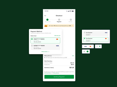 Credit Card UI and Components checkout ui credit card ui mobile payment ui payment ui uiux
