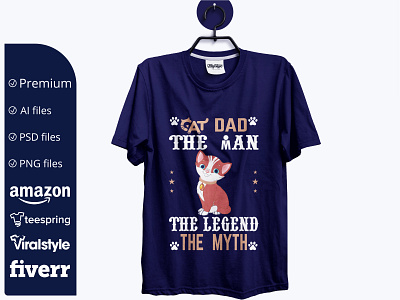 Cat dad the man || Fany Cat T-shirt t shirt mockup tshirt tshirtanak tshirtart tshirtcustom tshirtdesign tshirtdress tshirtlife tshirtlovers tshirtmurah tshirtoftheday tshirtprint tshirtprinting tshirts tshirtshop tshirtstore tshirtswag tshirtyarn typography