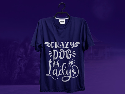 crazy dog lady || Amazon T-Shirt Design