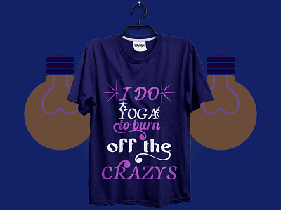 I Do yoga to burn off the Crazy || Amazon  T-Shirt