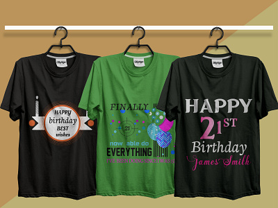 Birthday T-Shirt Design for Print