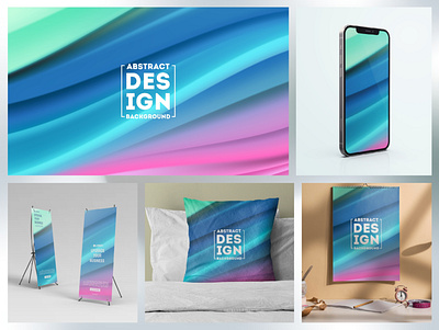 Color Flow Abstract shape poster designs template, Dynamic Color creative design dynamic elegant fluid future gradient illustration ui