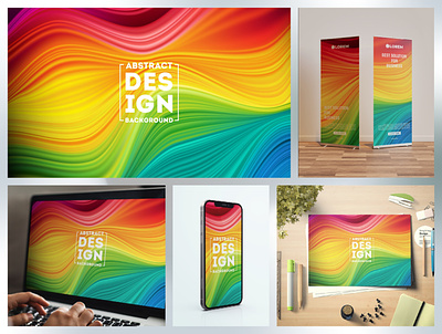 Modern colorful flow poster. Wave Liquid shape color background branding colors design dynamic elegant fluid gradient illustration ui vector