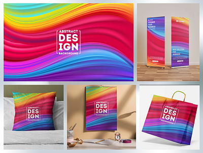 Abstract Colorful Flow poster designs template, Dynamic Color branding colors design dynamic elegant fluid gradient illustration ui vector