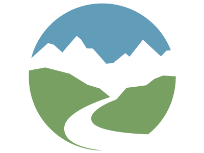 Logo Refinement hill mountain river