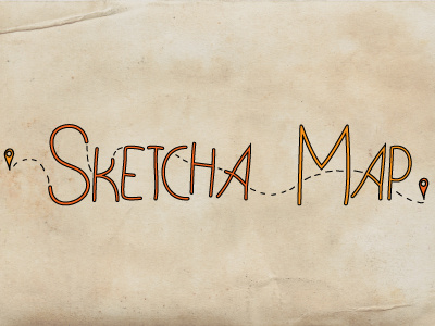 Sketcha Map Logo app map sketch spokane sposw startup weekend