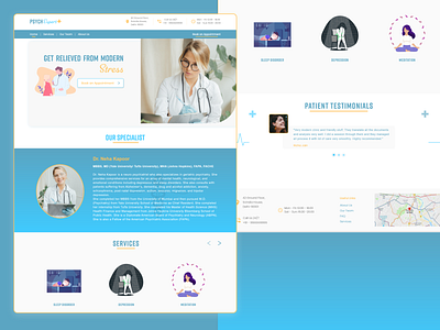 Mental Expert UI Design adobe xd design gradient landing page logo ui