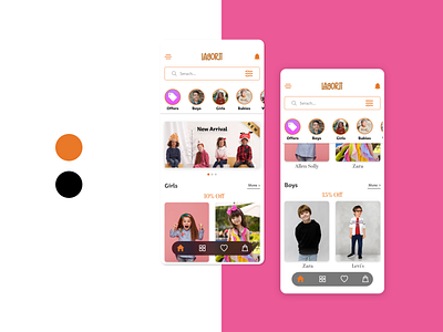 Kid's Fashion Mobile App