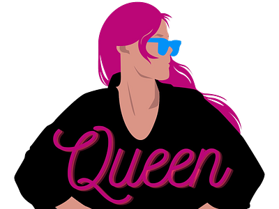Queen branding colors creative illustration digitalart dream emotion ibixpaint illustration illustrator life queen