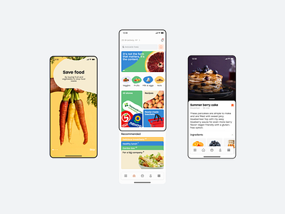 Marketplace app / New case on Behance app application behance delivery food interface mobile ui ux