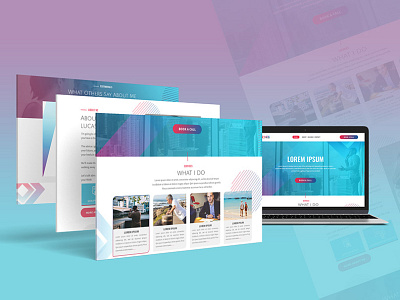 Responsive Business Website Design branding design graphic design icon minimal ui ux vector web website