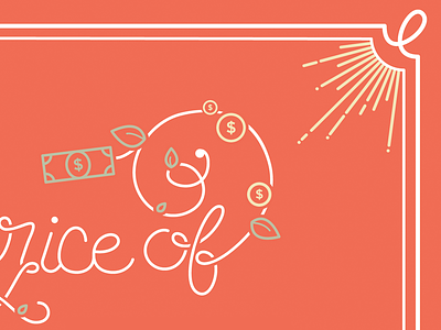 WIP: Lettering! color illustrator lettering money orange price typography