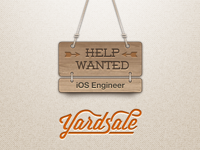 Help Wanted app buying design field fieldset form graphic design interface ios iphone sarah mick selling signup yardsale