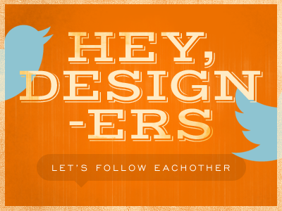 Tweet bird blue design follow illustration orange sarah mick social media twitter