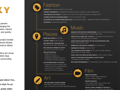 Tiny Preview of Big Print rca records music design info infographic sarah mick illustration layout print poster single color