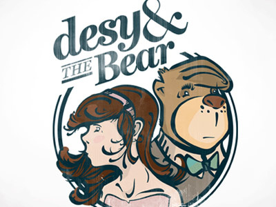 Website Design design desy and the bear illustration sarah mick typography web design website